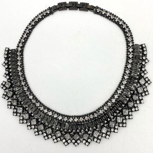 Stella & Dot Hematite Palladian Necklace